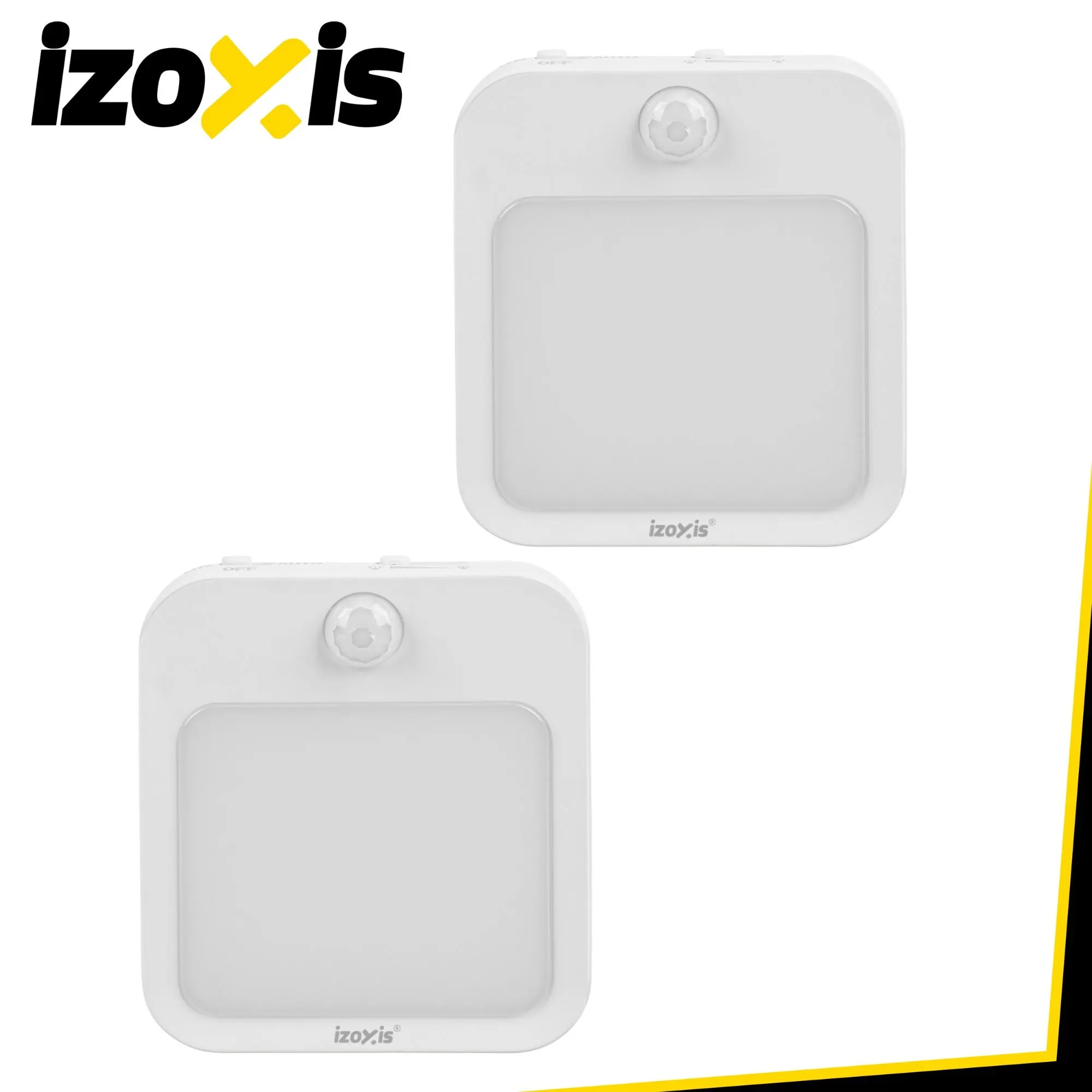LED nattlampa 2-pack med rörelsesensor och skymningssensor