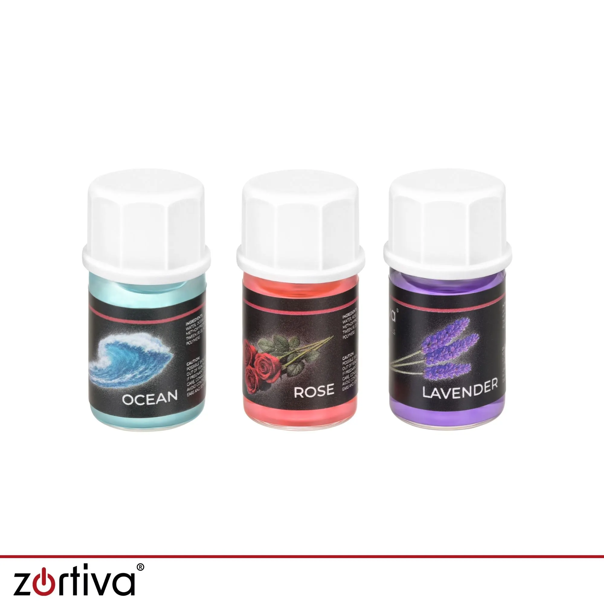 Luftfuktare 180 ml med aromadiffusor och RGB LED flameffekt