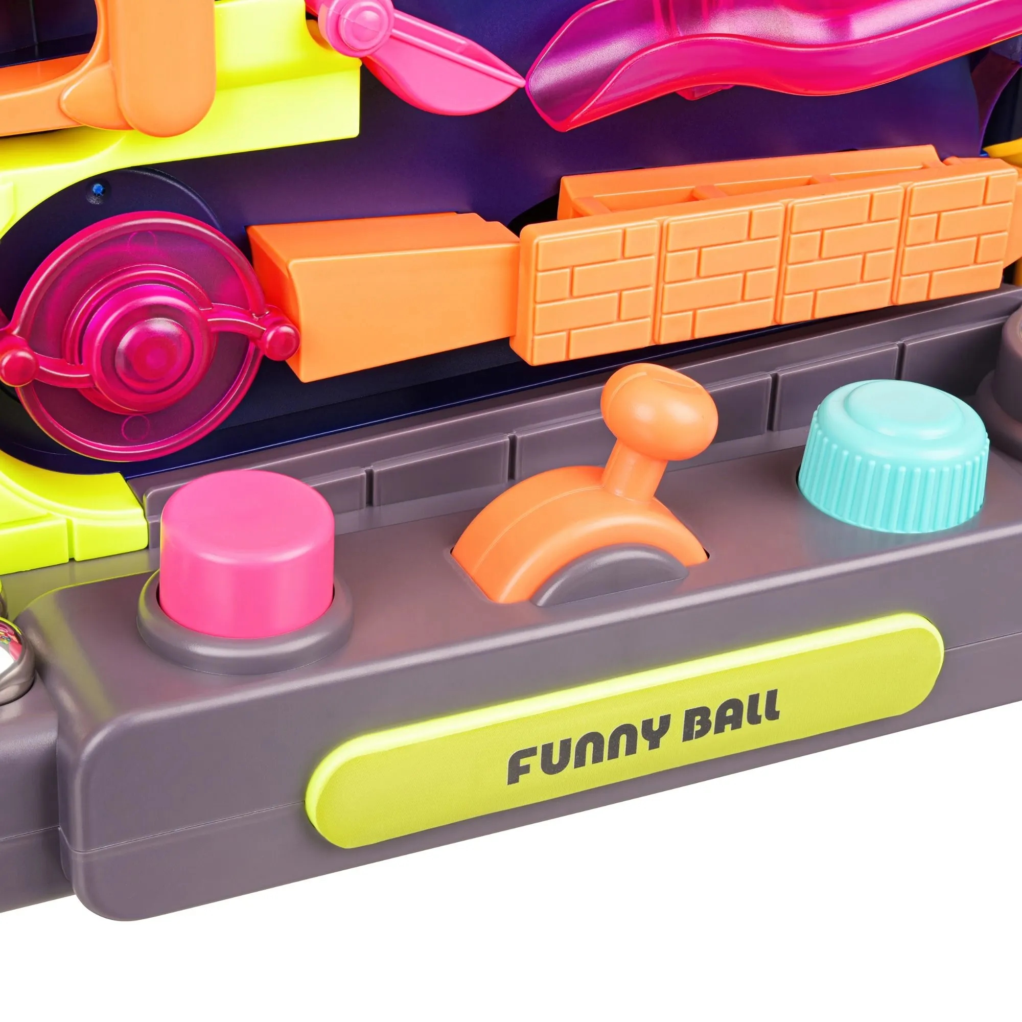 Kugelbahn für Kinder mit Hindernissen – 6 Metallkugeln | Geschicklichkeitsspiel