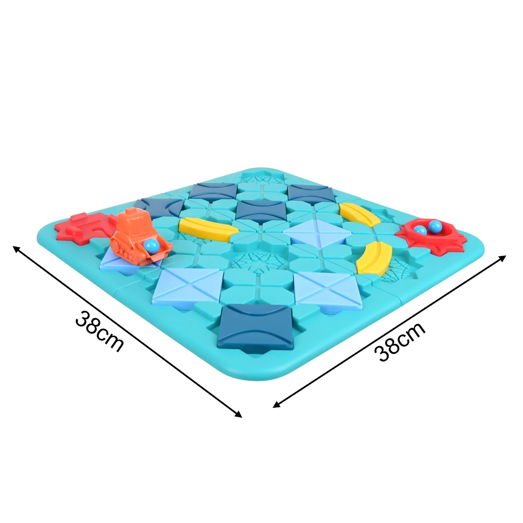 Logic game for kids – Build a track with ramps and vehicles