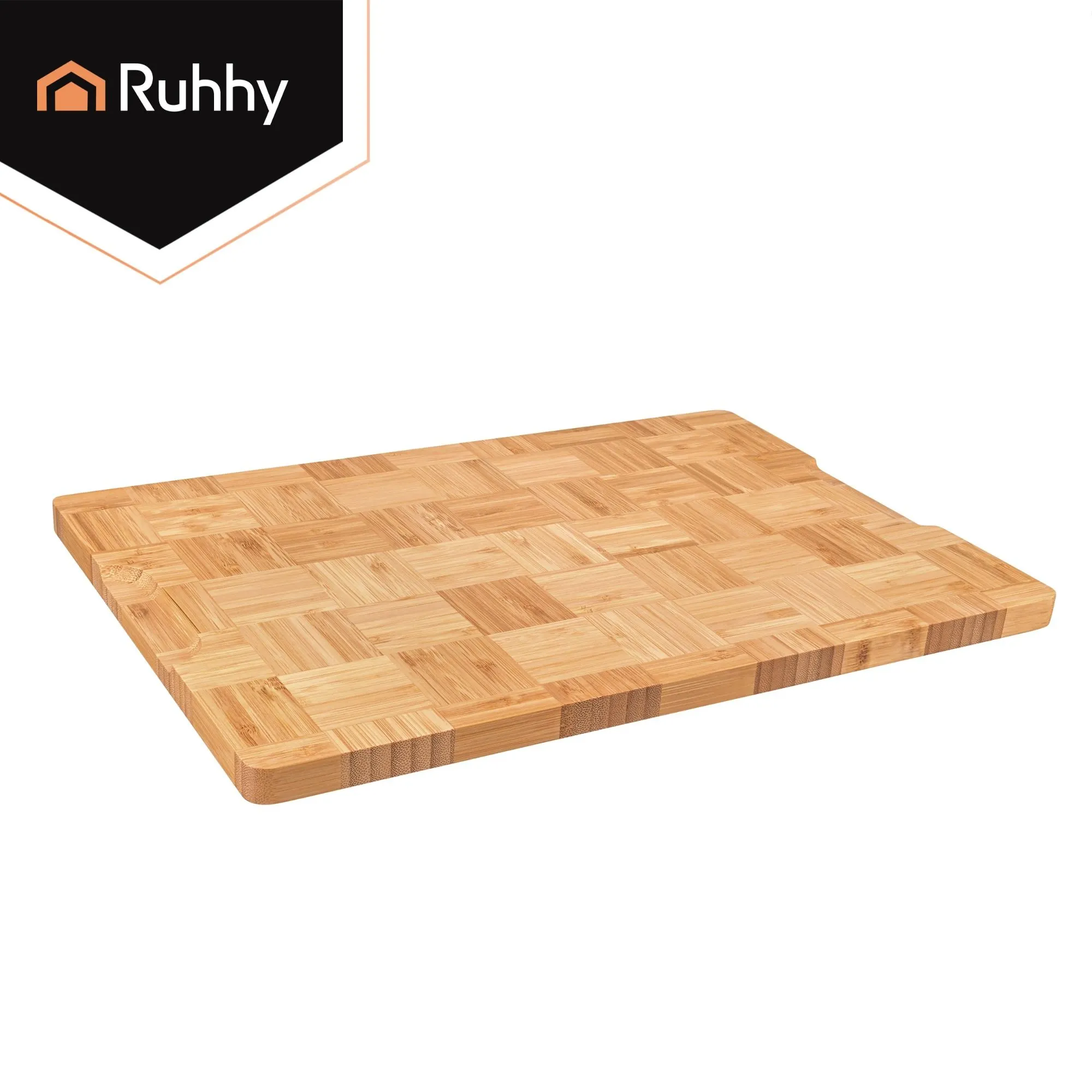 3er-Pack Bambus-Schneidebretter von RUHHY – Holzschneidebretter für die Küche