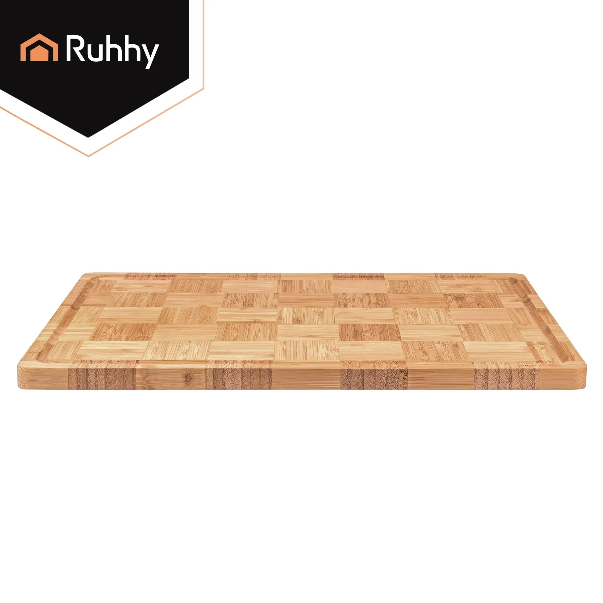 3er-Pack Bambus-Schneidebretter von RUHHY – Holzschneidebretter für die Küche