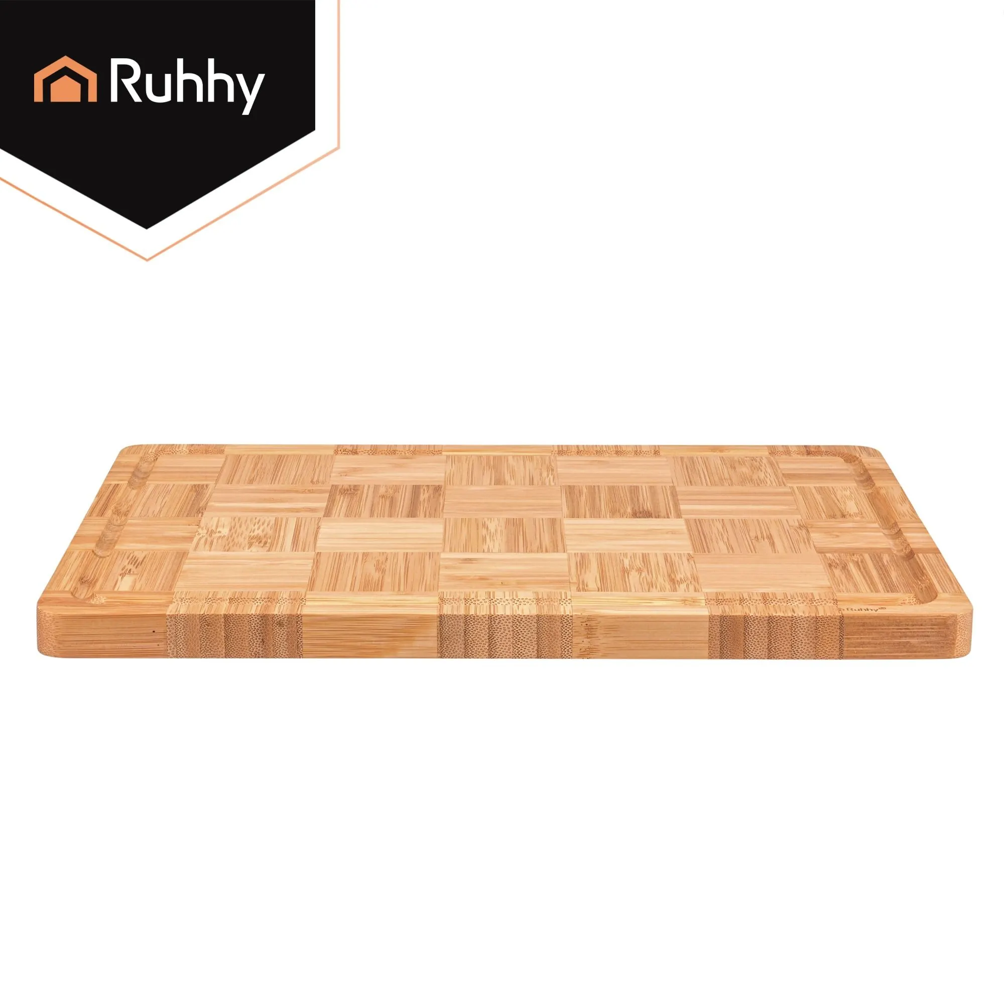 3er-Pack Bambus-Schneidebretter von RUHHY – Holzschneidebretter für die Küche
