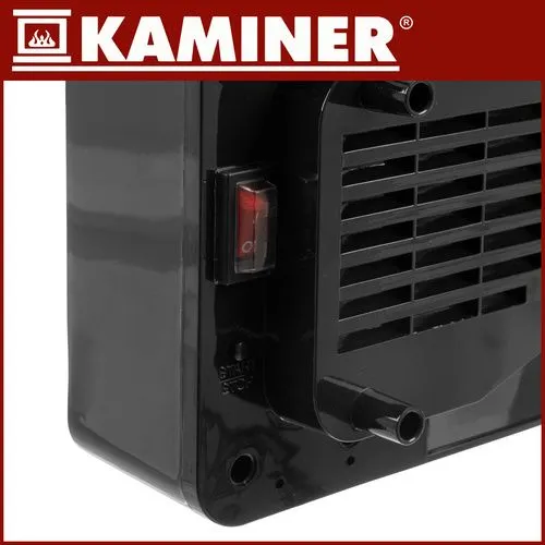 Fläktkonvektor - Vägghängt Element - 2000W - Black