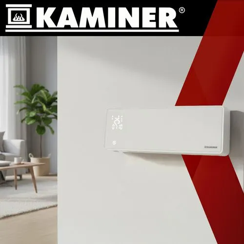 Fläktkonvektor - Vägghängt Element - 2000W - Vit