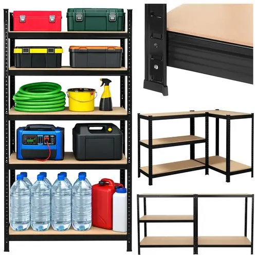 Lagerhylla 180x90x40 cm – 5 hyllplan, 1000 kg