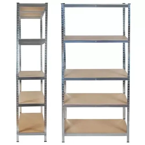 Lagerhylla 180x90x40 cm – galvaniserad metallhylla med 5 hyllplan, 875 kg