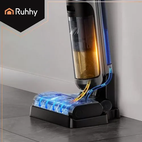 Akku-Staubsauger mit Bodenreinigung – 200 W, 16 kPa, Selbstreinigungsfunktion und HEPA-Filter