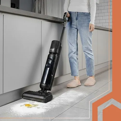 Akku-Staubsauger mit Bodenreinigung – 200 W, 16 kPa, Selbstreinigungsfunktion und HEPA-Filter