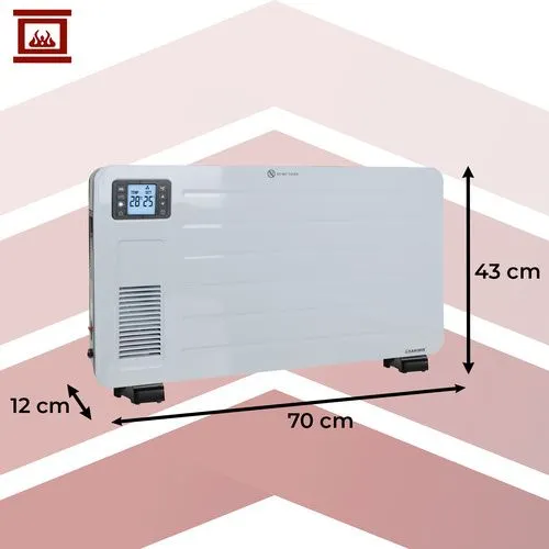 Elektrisk konvektorvärmare 2300 W med WiFi och fjärrkontroll