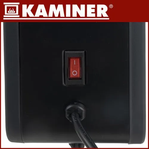 Elektrisk konvektorvärmare 2300 W WiFi svart med fjärrkontroll