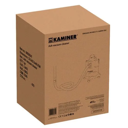 Askdammsugare 20 L 1600 W med HEPA-filter och blåsfunktion