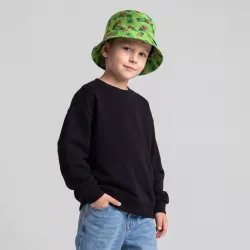 Minecraft Creeper Pop fiskarhatt barn 55 cm grön