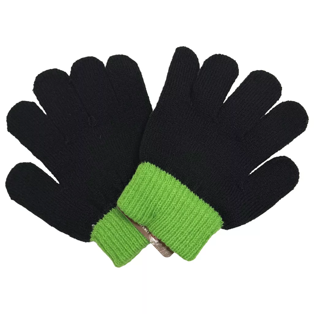 Minecraft Boom barnhandskar svarta One Size 2 par