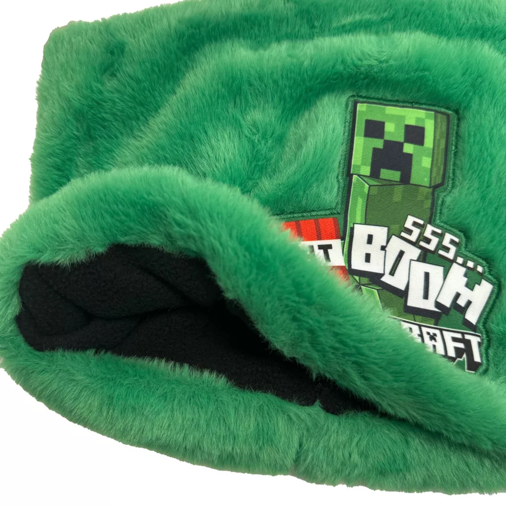 Minecraft Boom Deluxe vinterset barn – mössa halsduk handskar