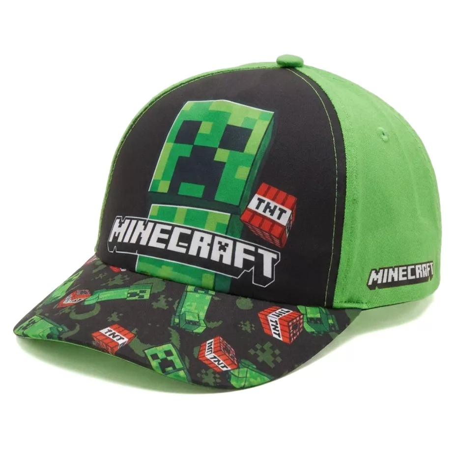 Minecraft TNT Trouble keps barn 55 cm – Grön
