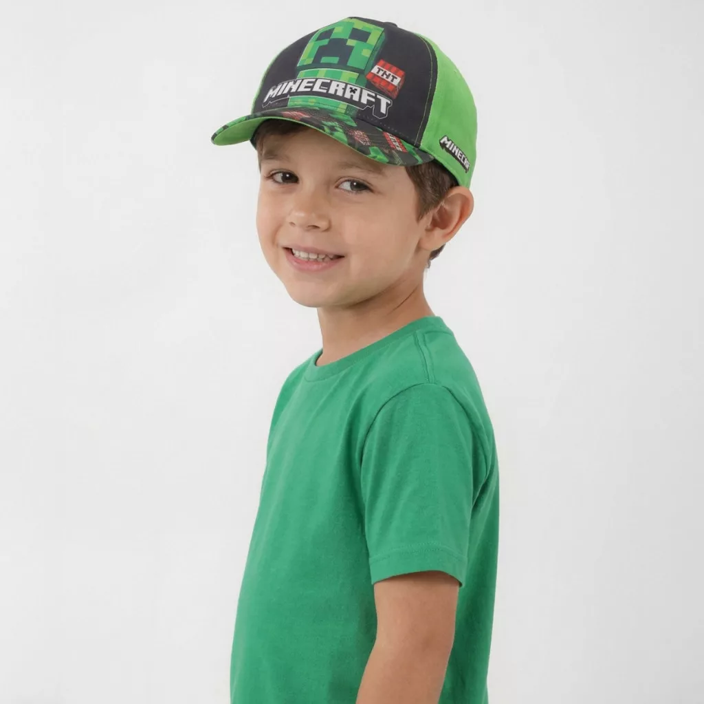 Minecraft TNT Trouble keps barn 55 cm – Grön