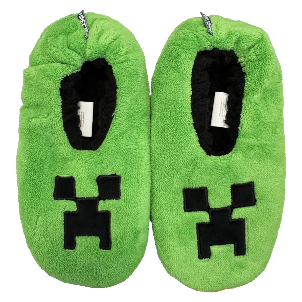 Minecraft Creeper vintertofflor barn 31–38 – Gröna