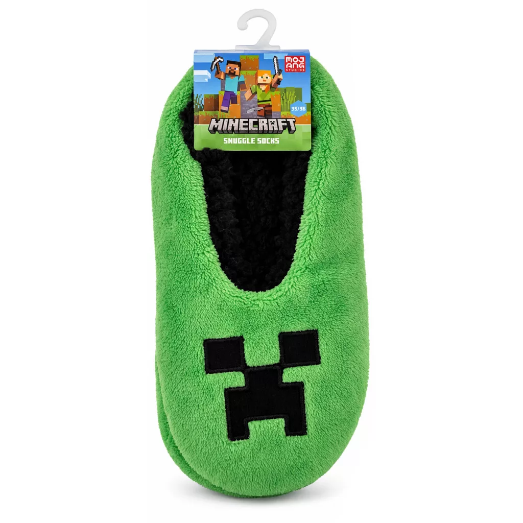 Minecraft Creeper vintertofflor barn 31–38 – Gröna