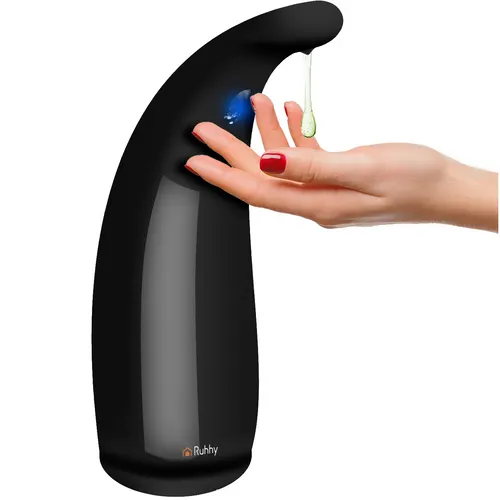 Automatisk beröringsfri tvåldispenser 300 ml – Svart