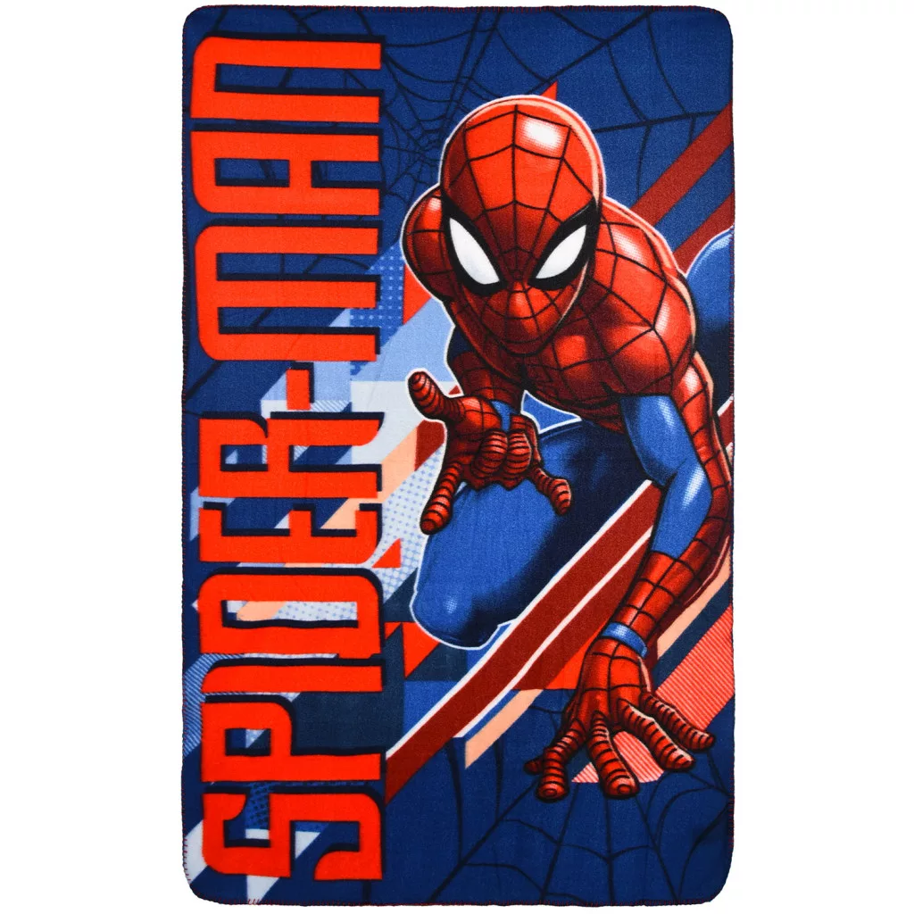 Spider-Man Cozy Web Fleecefilt 100 × 150 cm – Polar Fleece