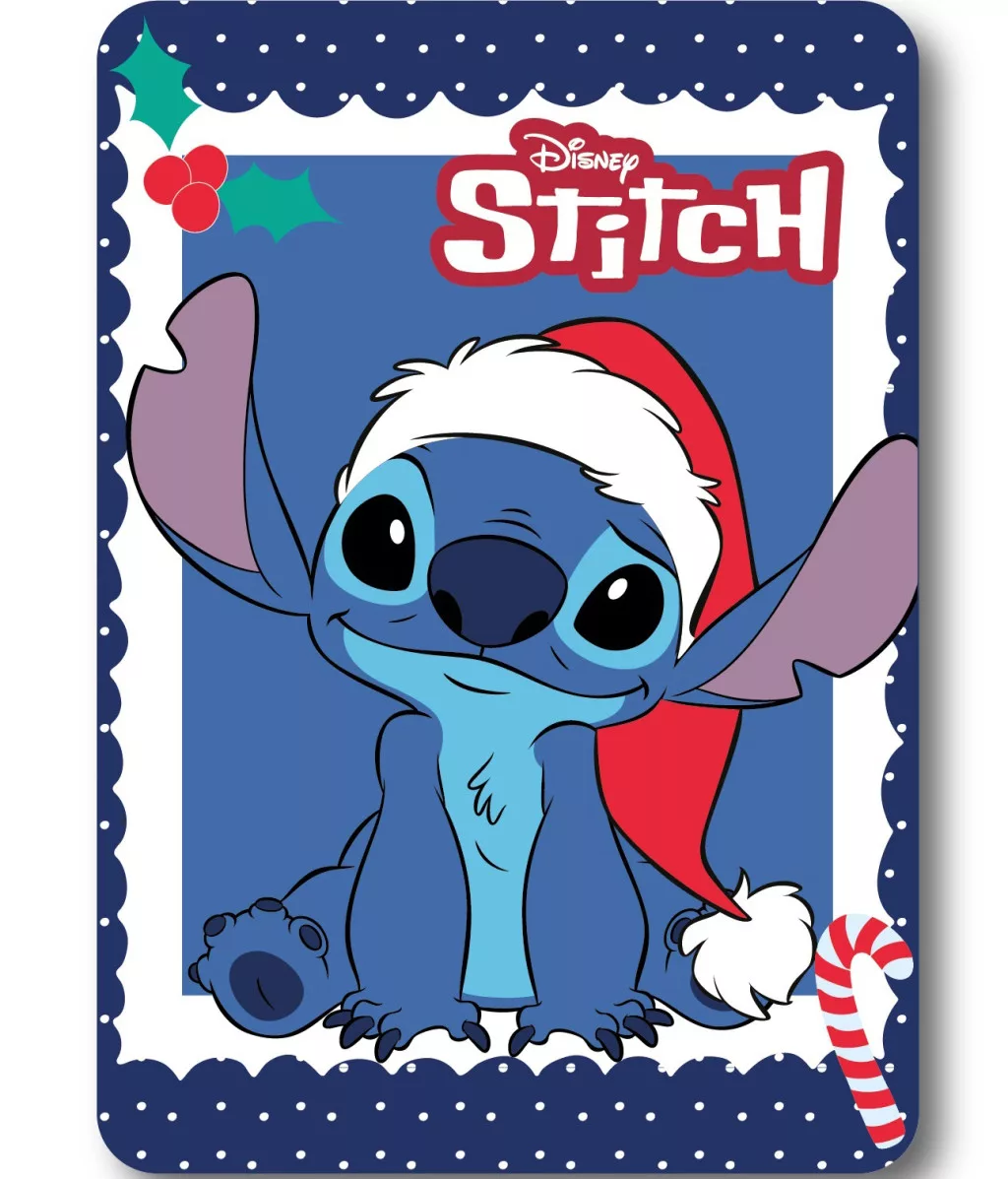 Disney Lilo & Stitch julpläd 100 × 140 cm