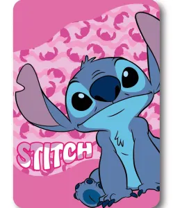 Disney Lilo & Stitch Pink Wave fleecepläd 100 × 140 cm