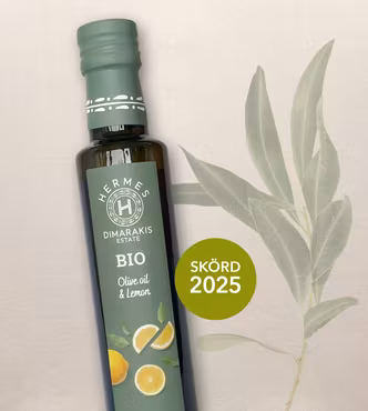 Hermes extra virgin olivolja med citron. Skörd 2025!