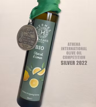Hermes extra virgin olivolja med citron. Skörd 2025!