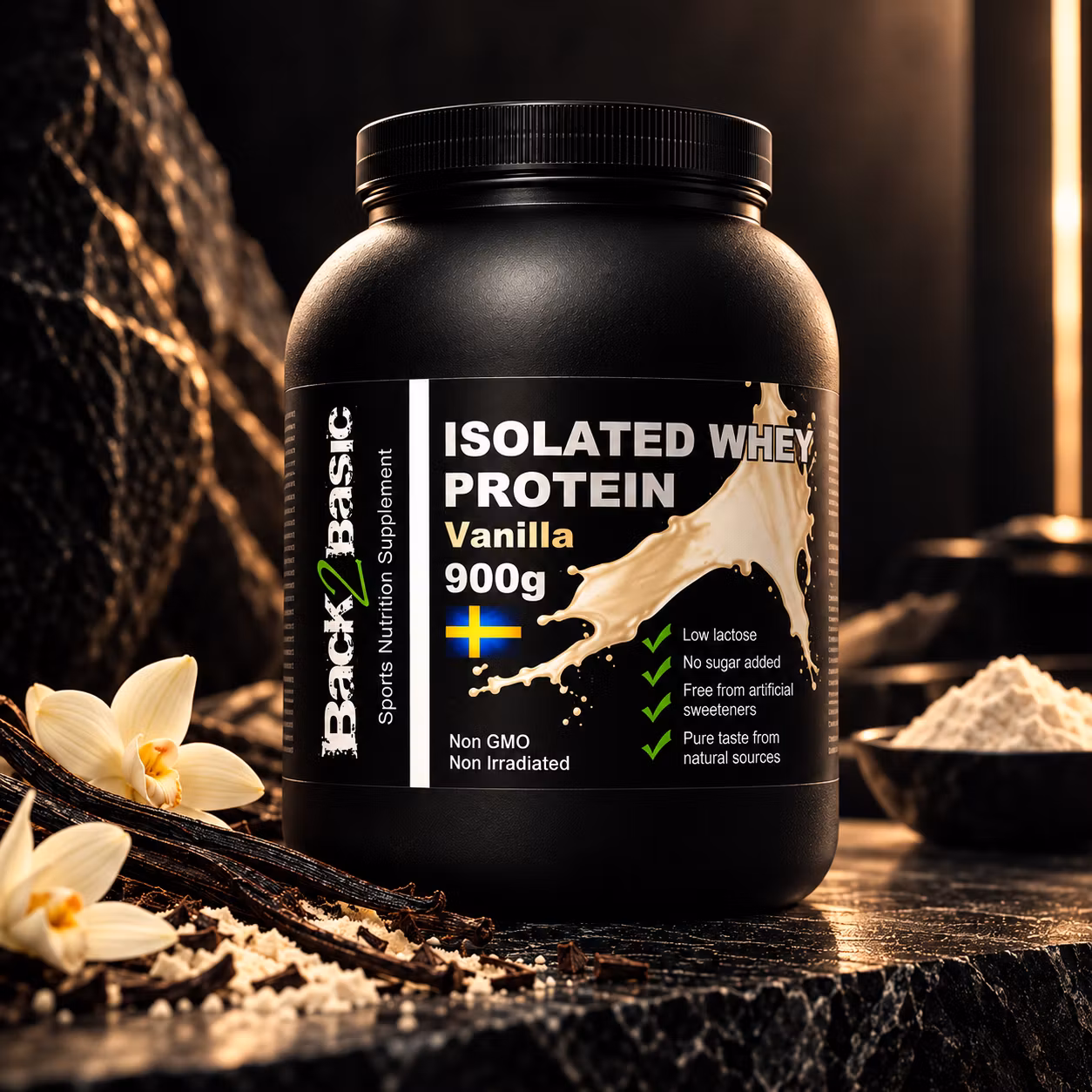 Isolated Whey Proteinpulver 900g