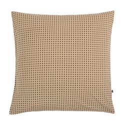 Kuddfodral Eliana svart brun mönstrad 100% bomull