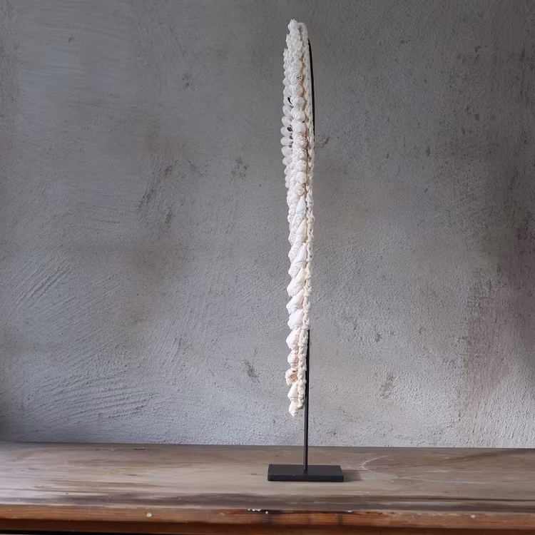 Dekoration Pearl av snäckor på stativ