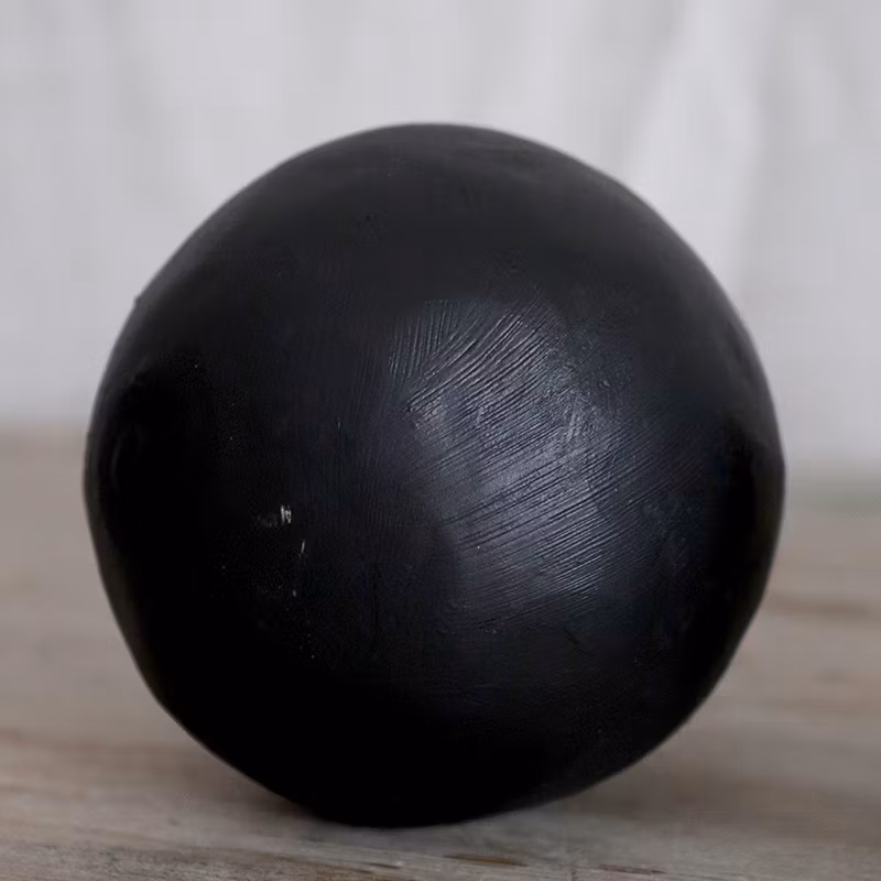 Dekorations boll, svart