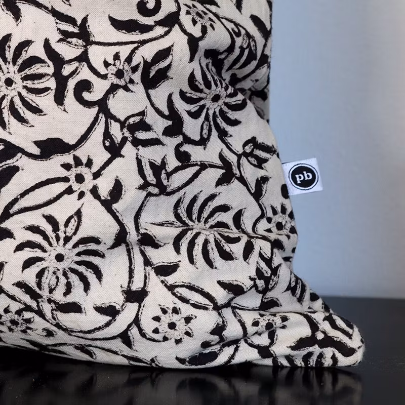 Kuddfodral Sophia i 100% bomull, handtryckt