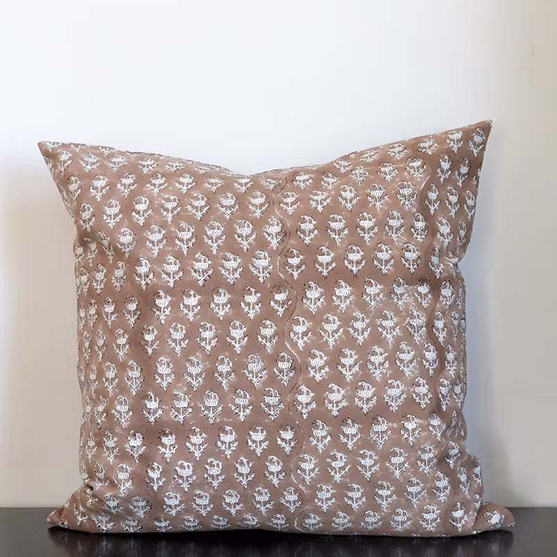 Kuddfodral Bruno i 100% bomull, handtryckt