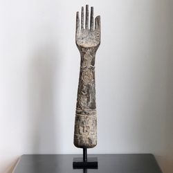 Skulptur Teal i teak