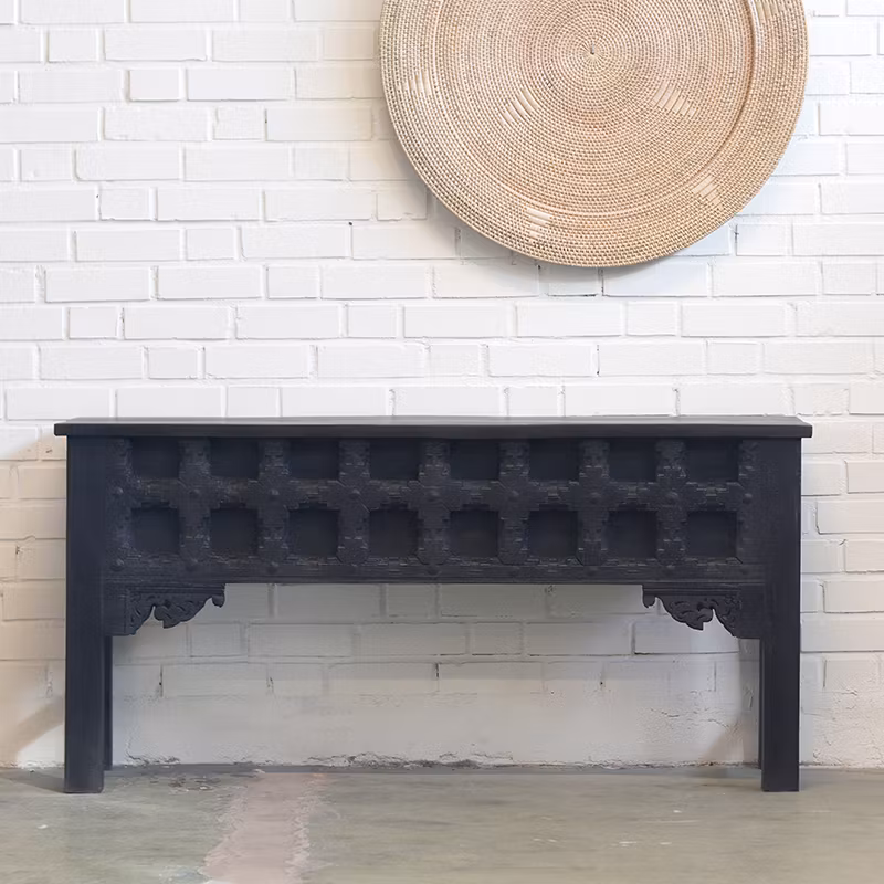 Vintage sideboard Viviann, svart