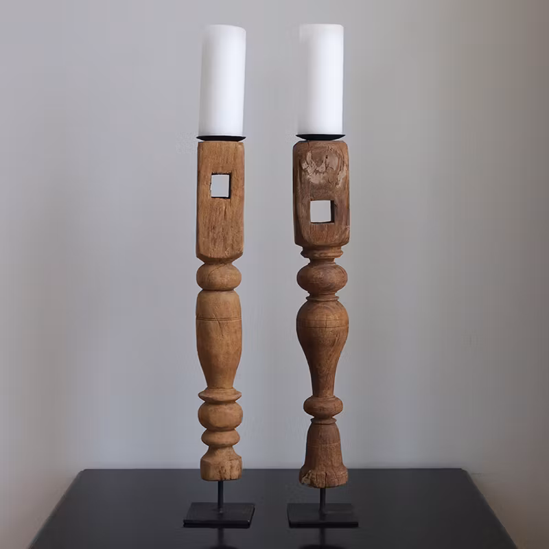 Vintage ljusstake, large