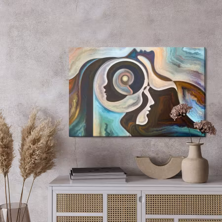 Canvastavla - Abstraction of the human being