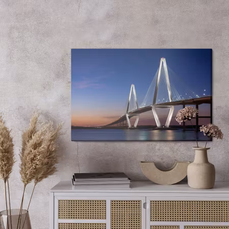 Canvastavla - Arthur ravenel jr. bridge bridge, Usa