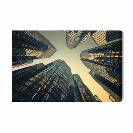 Canvastavla - Modern skyscrapers