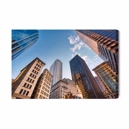 Canvastavla - Boston skyscrapers