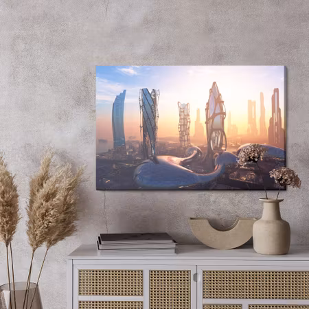 Canvastavla - Modernist construction