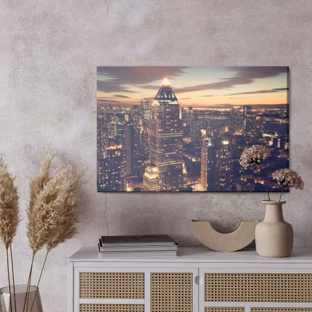 Canvastavla - New york by night