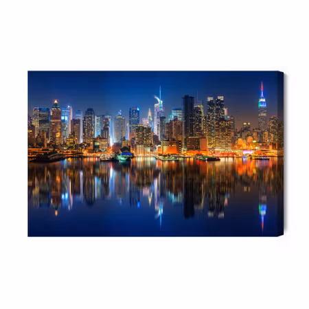Canvastavla - Manhattan by night