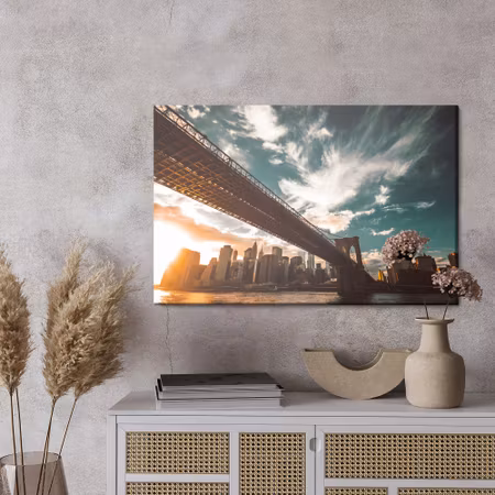 Canvastavla - Sunset in new york