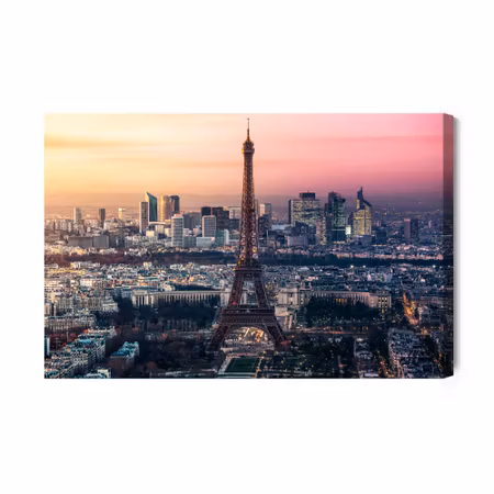Canvastavla - Panorama of paris