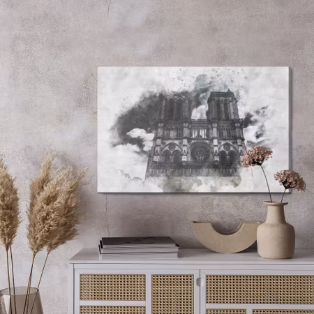 Canvastavla - Notre dame cathedral, paris