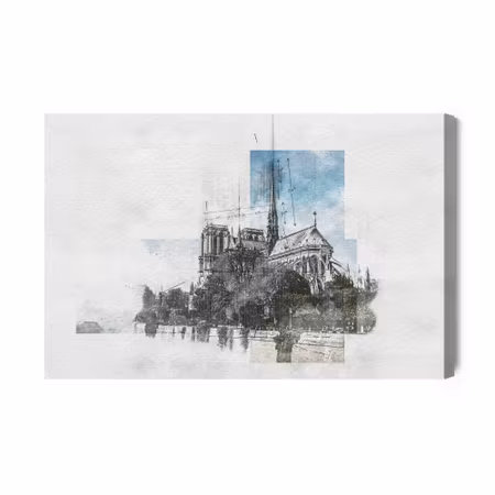 Canvastavla - Notre dame cathedral, paris