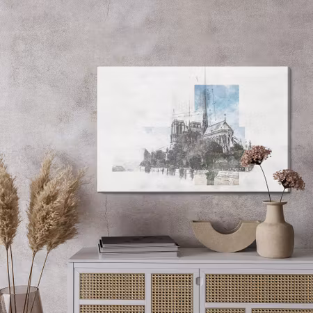 Canvastavla - Notre dame cathedral, paris